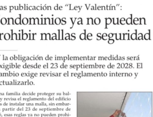 Ley Valentín: mallas de seguridad en condominios | EDIFITO