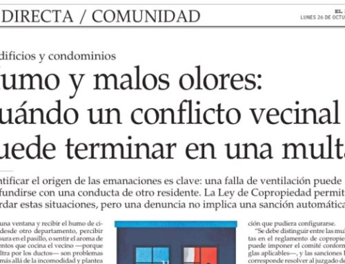EDIFITO apareció en El Mercurio: cómo resolver los problemas de humo del vecino